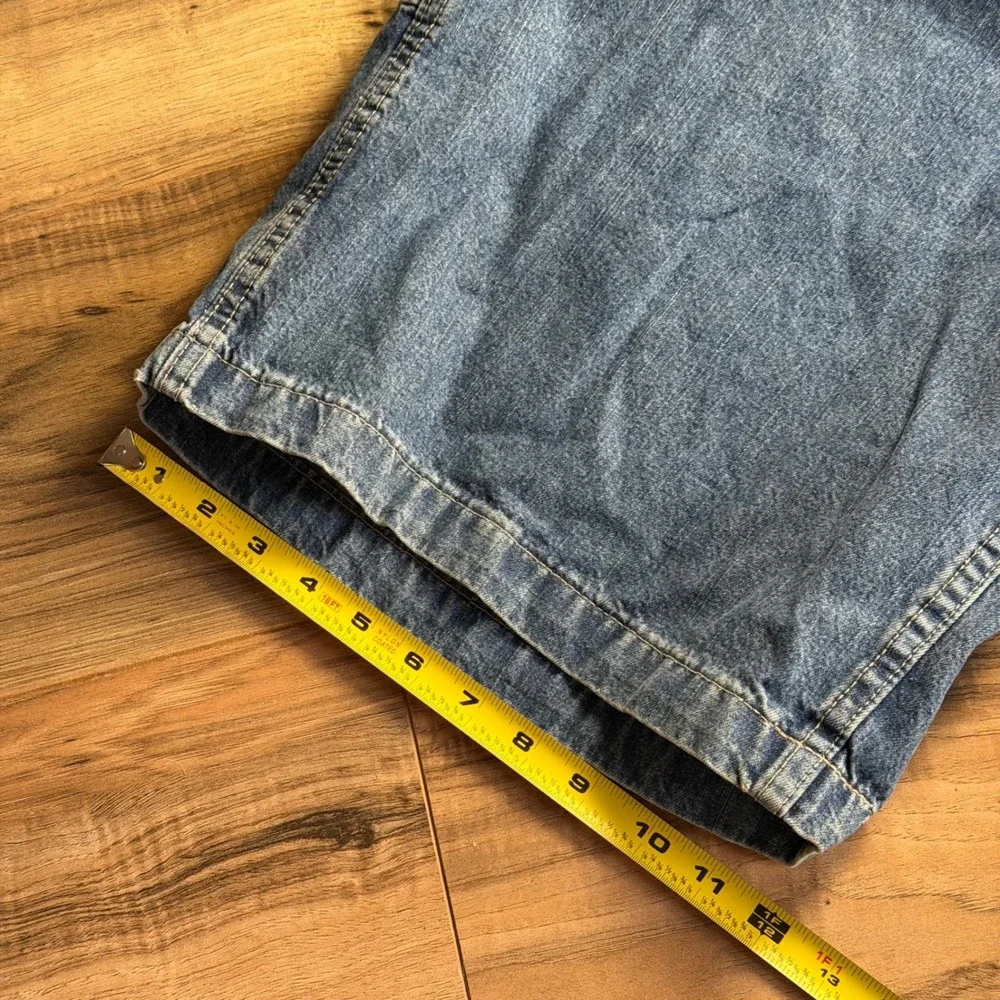 Vintage Y2K Carpenter Jean Shorts Mens 38 Blue Workwear Baggy Arizona Jean Co